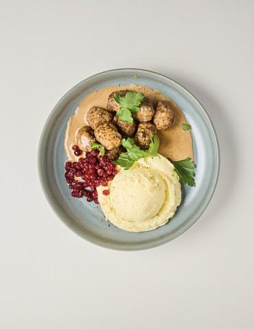 Köttbullar med potatismos | Panini Internazionale